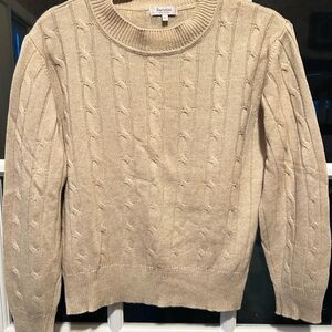 NWOT Women’s Bartolini Beige Cable Knit Sweater